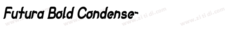 Futura Bold Condense字体转换 Futura Bold Condense字体转换